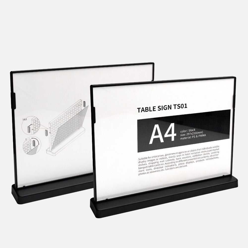 Table Sign TS01 02 at-show