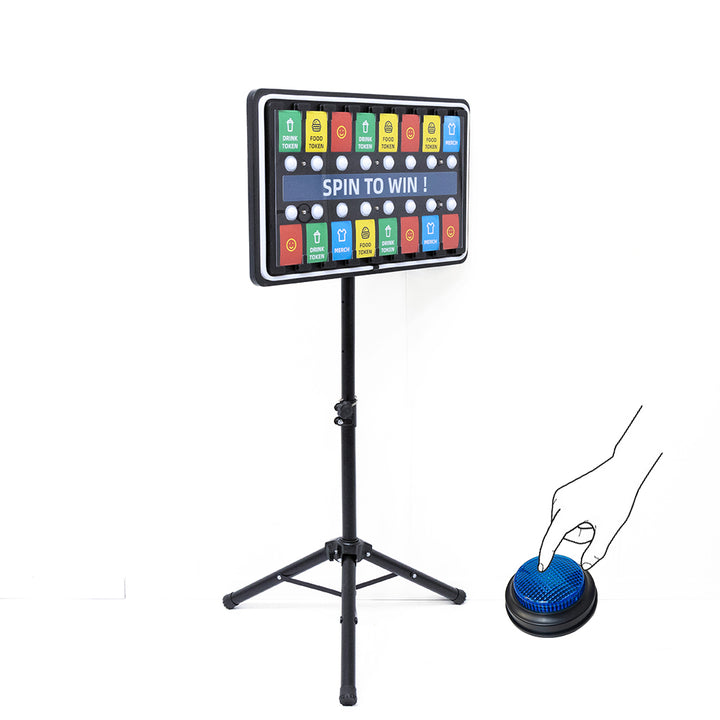 Square Prize Wheel with LED chasing Lights PWL4373A