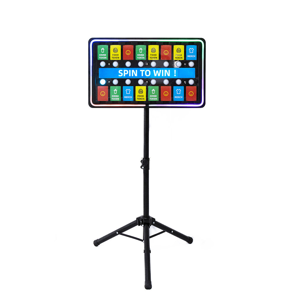 Square Prize Wheel with LED chasing Lights PWL4373A