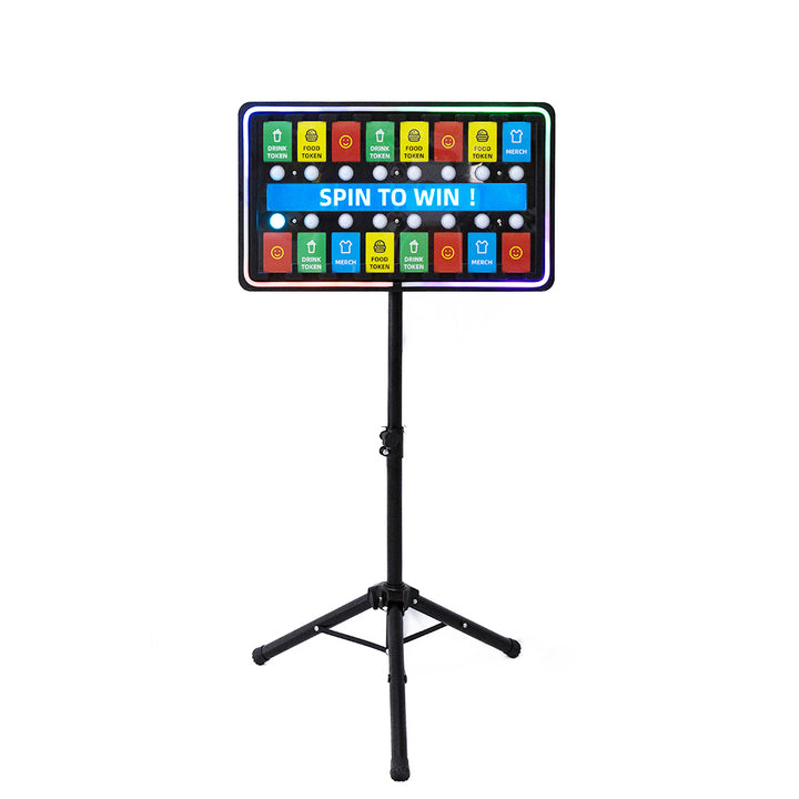 Square Prize Wheel with LED chasing Lights PWL4373A