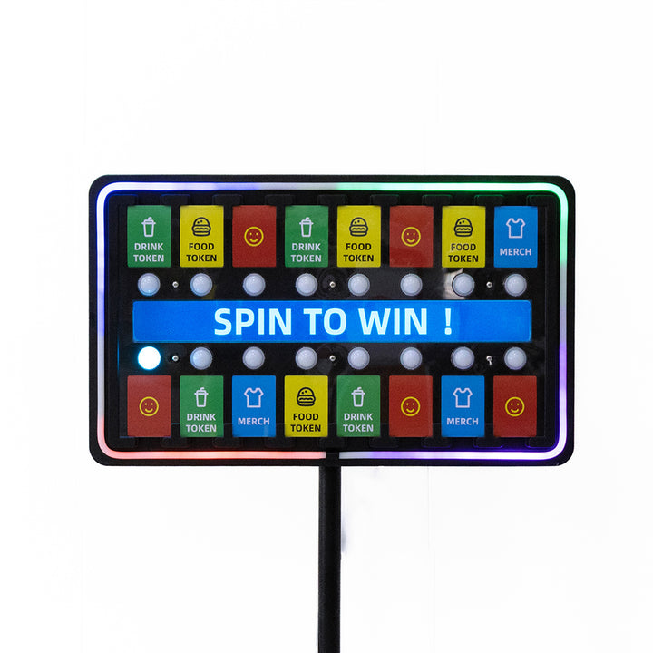 Square Prize Wheel with LED chasing Lights PWL4373A
